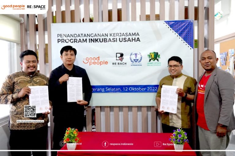 MoU Inkubasi Bisnis IK -Rebach - Inkubator Umar Usman