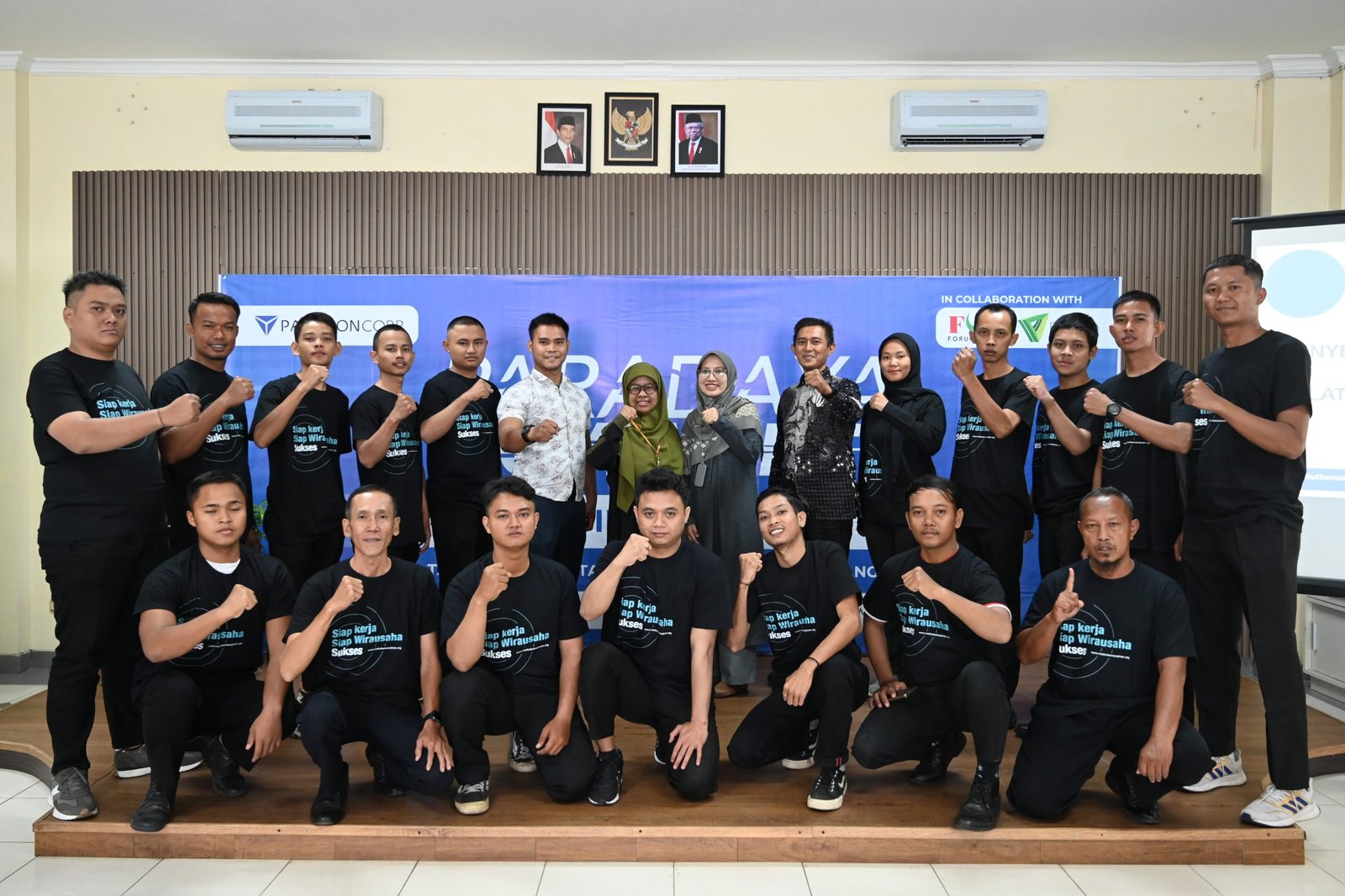 Para 23 peserta terpilih Pelatihan Security yang diselenggarakan IK, Jumat (25/10/2024).