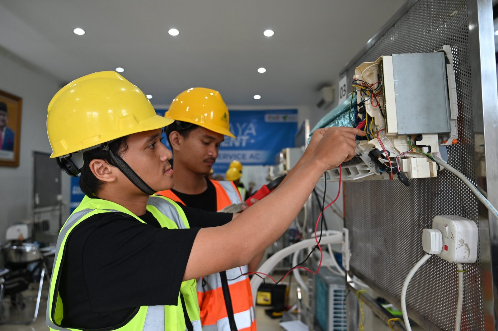 Pelatihan Service AC Institut Kemandirian