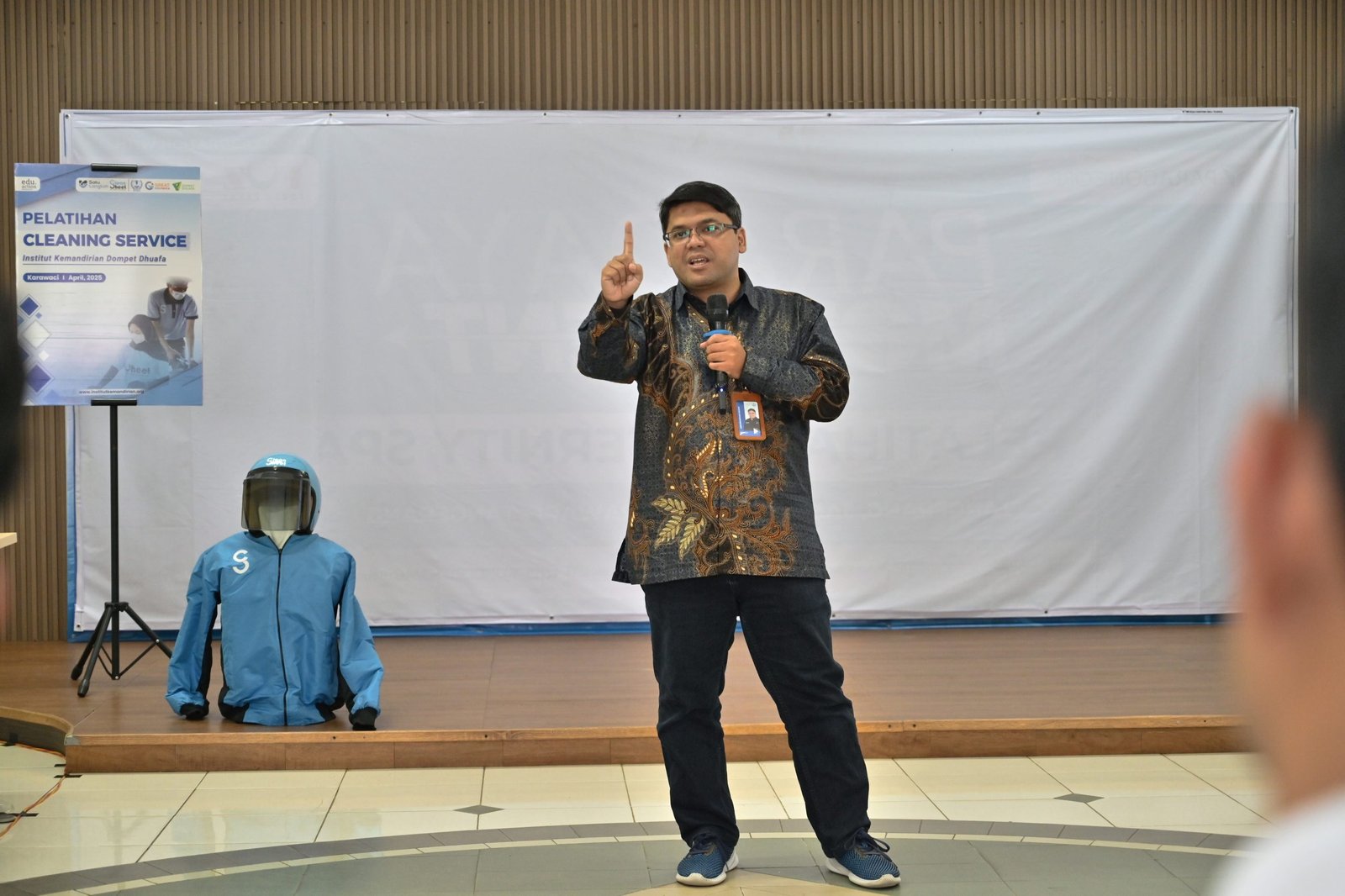 Sambutan Abdurrahman Usman, Direktur Institut Kemandirian (16/04/2025).