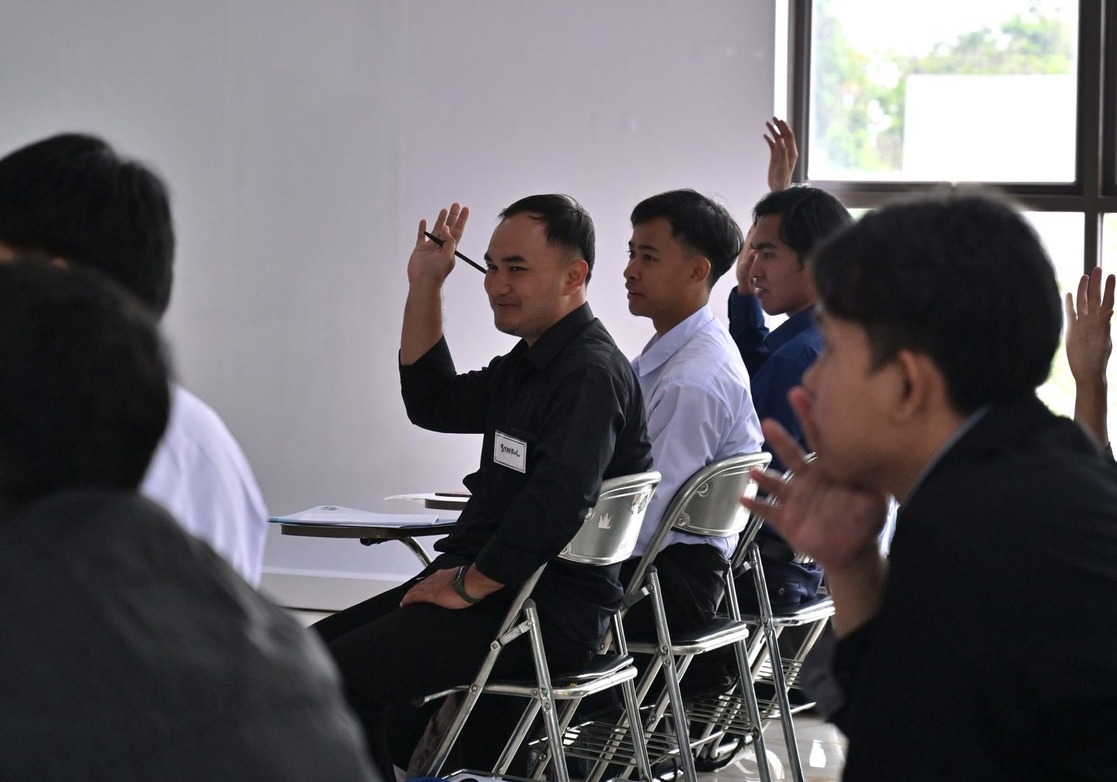 Peserta pelatihan dalam pembukaan cleaning service, Bogor, 14 Juli 2025