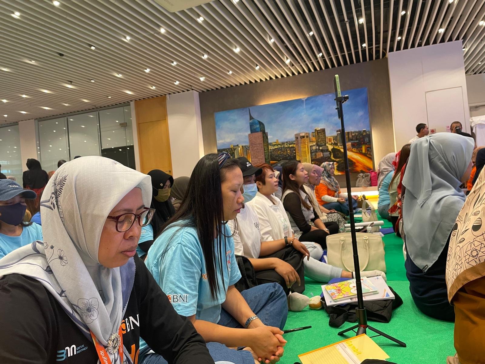 Para peserta kegiatan Migrant Bright GoHome, Hong Kong(21/9/2025).