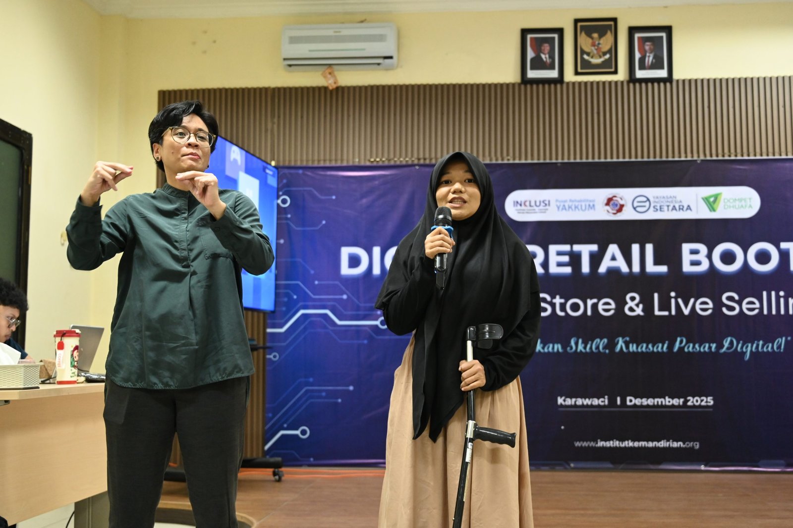 Peserta pelatihan crew store, Tangerang (19/12/2025).