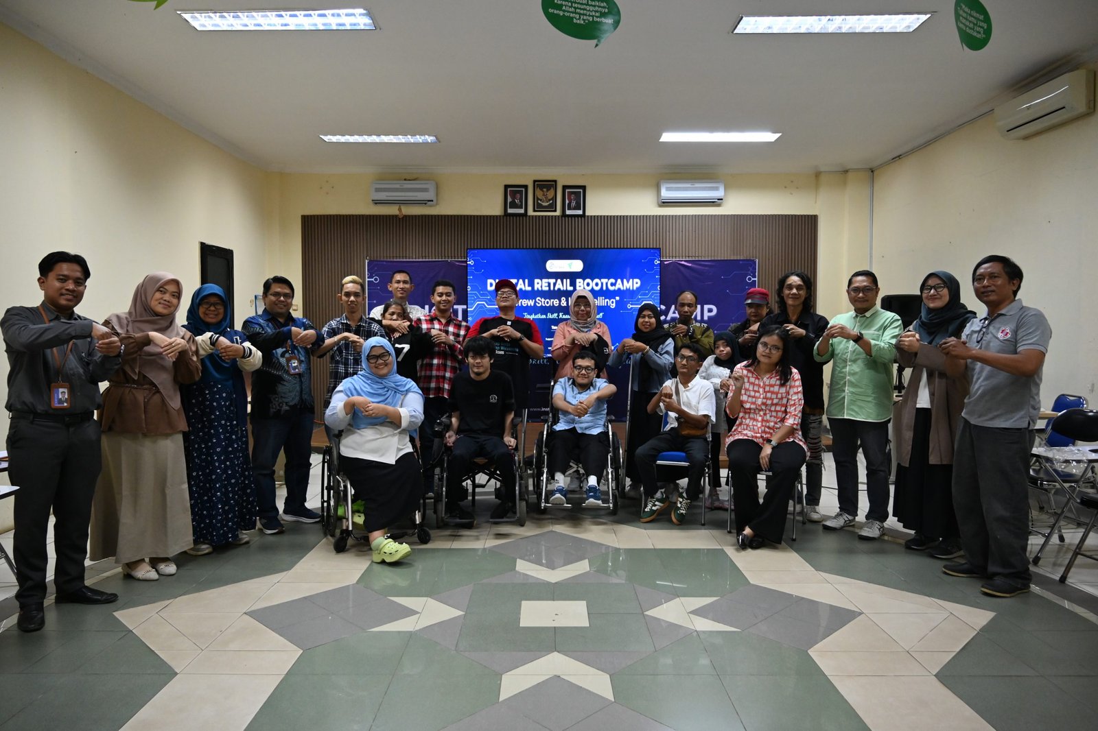 Foto bersama peserta pelatihan live sellling, Tangerang, 27 Januari 2026.