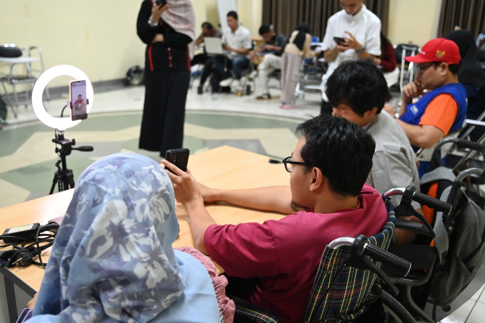 Kegiatan praktik peserta peserta pelatihan live sellling, Tangerang, 30 Januari 2026.