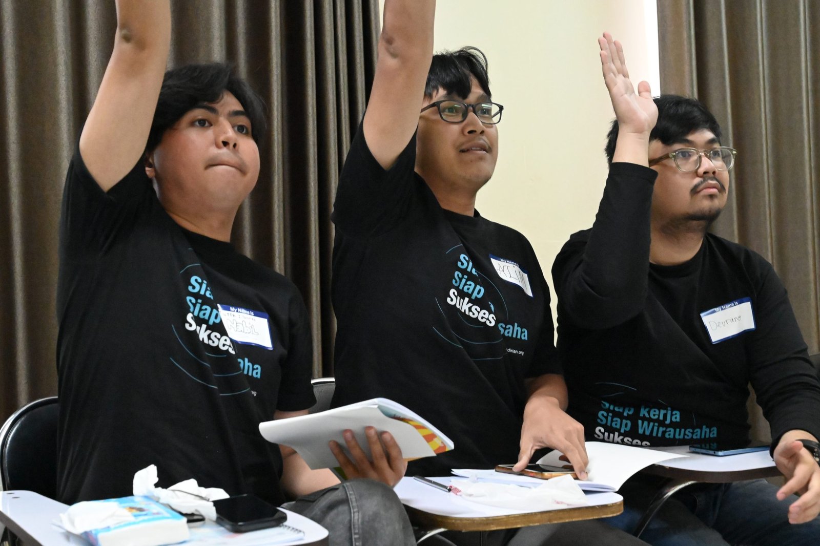 Kegiatan praktik peserta peserta pelatihan crew store, Tangerang, 18 Februari 2026.