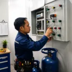 Kisah inspiratif Ahmad Satibi saat bekerja sebagai teknisi AC setelah mengikuti Program Pelatihan Servis AC Institut Kemandirian.