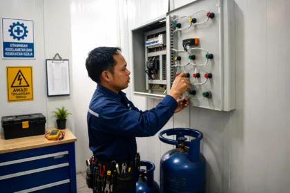 Kisah inspiratif Ahmad Satibi saat bekerja sebagai teknisi AC setelah mengikuti Program Pelatihan Servis AC Institut Kemandirian.