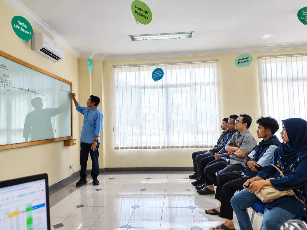 Pelatihan Profesional di Ruang Kelas Institut Kemandirian
